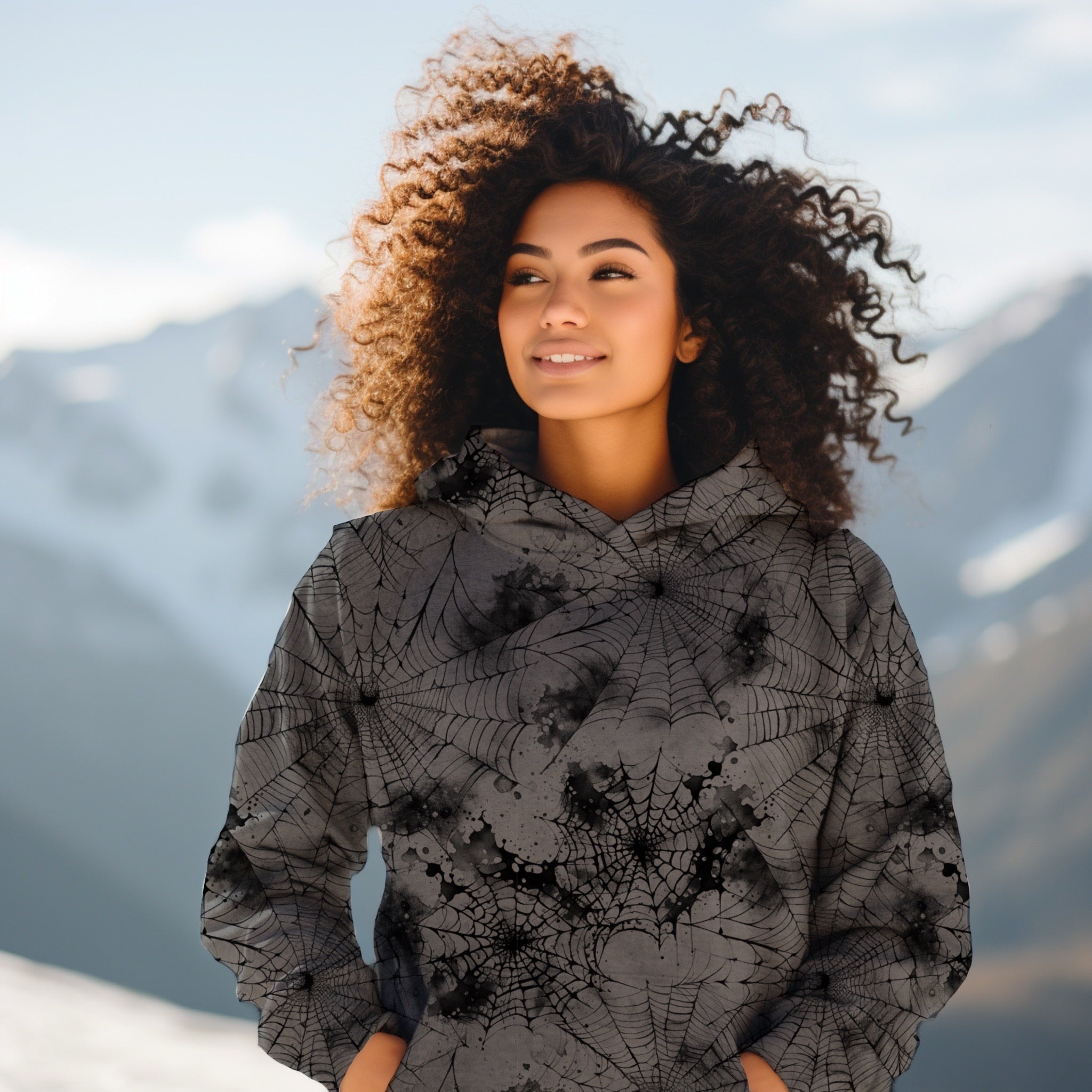 Grau Spinnennetz Halloween Aktuelle Vorbestellung